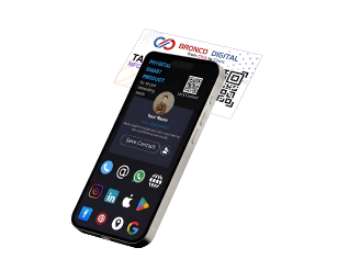 Girl showing smart card